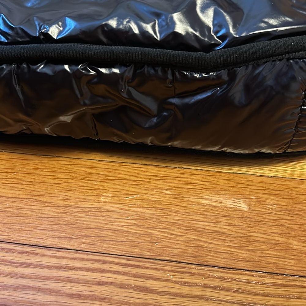 Ah-Dorned Black Puffer Nylon Crossbody Bag - Picture 9 of 12